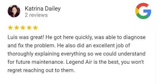 review 2 legend air